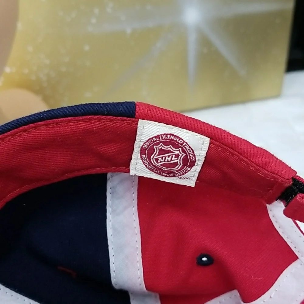 New York Rangers Snapback Hat Red Blue Kids